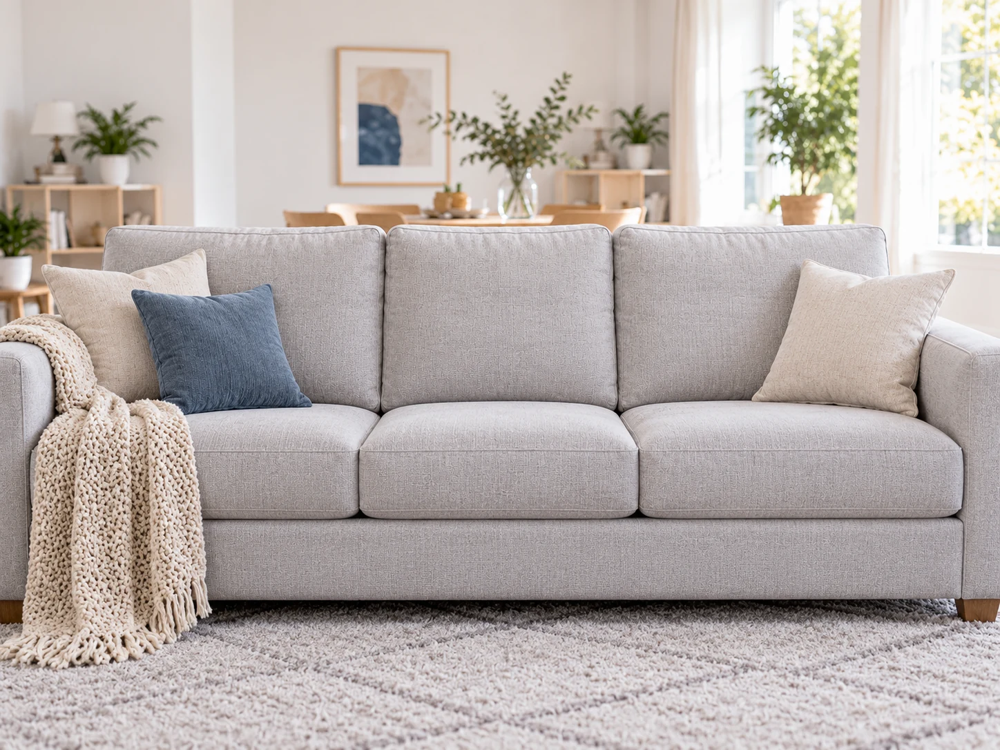 Ren sofa efter rens